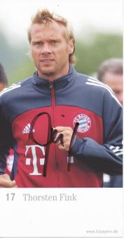 Thorsten Fink  2003/2004  FC Bayern München Fußball Autogrammkarte original signiert 