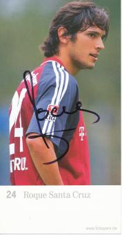 Roque Santa Cruz  2002/2003  FC Bayern München Fußball Autogrammkarte original signiert 