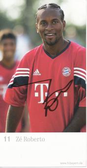 Ze Roberto  2003/2004  FC Bayern München Fußball Autogrammkarte original signiert 
