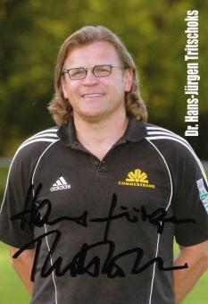 Dr.Hans Jürgen Tritschoks  1.FFC Frankfurt Frauen Fußball Autogrammkarte original signiert 
