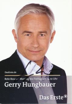 Gerry Hungbauer   Rote Rosen  TV Serien Autogrammkarte original signiert 