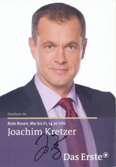 Joachim Kretzer   Rote Rosen  TV Serien Autogrammkarte original signiert 