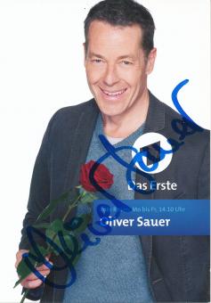 Oliver Sauer  Rote Rosen  TV Serien Autogrammkarte original signiert 