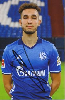 Nabil Bentaleb  FC Schalke 04  Fußball Autogramm Foto original signiert 