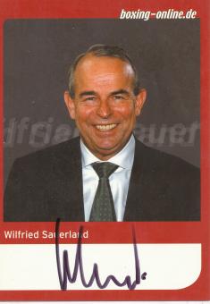 Wilfried Sauerland  Promoter  Boxen Autogrammkarte original signiert 