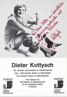 Dieter Kottysch † 2017 Boxen Autogrammkarte original signiert 