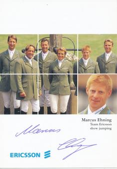 Marcus Ehning  Reiten  Autogrammkarte original signiert 