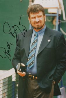 Rudi Berger † 2007  Schiedsrichter  Tennis Autogramm Foto original signiert 