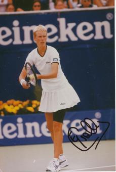 Els Callens  Belgien   Tennis Autogramm Foto original signiert 
