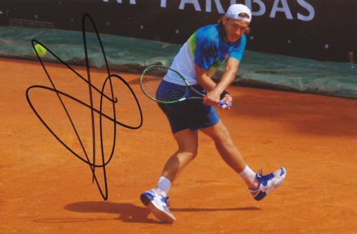 Lucas Pouille  Frankreich  Tennis Autogramm Foto original signiert 