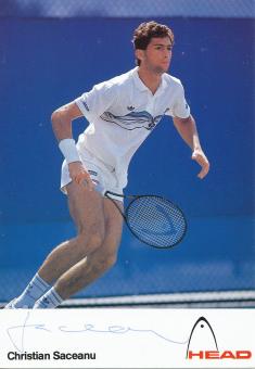 Christian Saceanu  Tennis  Autogrammkarte original signiert 