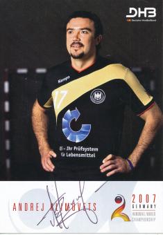Andrej Klimovets  DHB Handball Autogrammkarte original signiert 