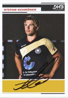 Stefan Schröder  DHB Handball Autogrammkarte original signiert 