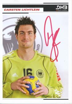 Carsten Lichtlein  DHB Handball Autogrammkarte original signiert 