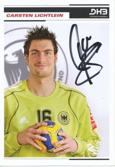 Carsten Lichtlein  DHB Handball Autogrammkarte original signiert 