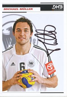 Michael Müller  DHB Handball Autogrammkarte original signiert 