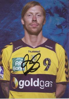 Berge Lund   Rhein Neckar Löwen Handball Autogrammkarte original signiert 