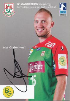 Yves Grafenhorst  2012/13  SC Magdeburg Handball Autogrammkarte original signiert 