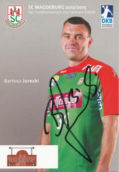Bartosz Jurecki  2012/13  SC Magdeburg Handball Autogrammkarte original signiert 
