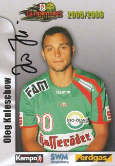 Oleg Kuleschow  2005/06  SC Magdeburg Handball Autogrammkarte original signiert 