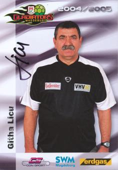 Gheorghe Githa Licu † 2014   2005/06  SC Magdeburg Handball Autogrammkarte original signiert 