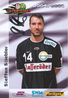 Steffen Stiebler  2004/05  SC Magdeburg Handball Autogrammkarte original signiert 