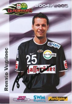 Renato Vugrinec  2005/06  SC Magdeburg Handball Autogrammkarte original signiert 