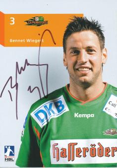 Bennet Wiegert   SC Magdeburg Handball Autogrammkarte original signiert 