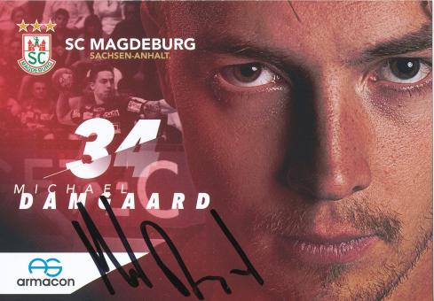 Michael Damgaard  2018/19  SC Magdeburg Handball Autogrammkarte original signiert 