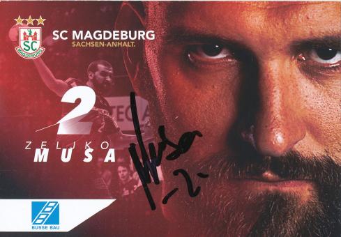 Zeljko Musa  2018/19  SC Magdeburg Handball Autogrammkarte original signiert 