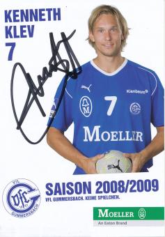 Kenneth Klev  2008/09  VFL Gummersbach  Handball Autogrammkarte original signiert 