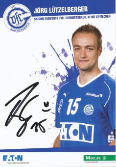 Jörg Lützelberger  2009/10  VFL Gummersbach  Handball Autogrammkarte original signiert 
