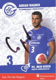 Adrian Wagner  2010/11   VFL Gummersbach  Handball Autogrammkarte original signiert 