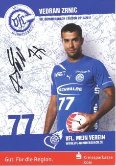 Vedran Zrnic  2010/11  VFL Gummersbach  Handball Autogrammkarte original signiert 