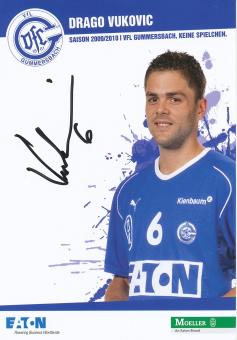 Drago Vukovic  2009/10  VFL Gummersbach  Handball Autogrammkarte original signiert 
