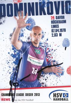 Davor Dominikovic   Hamburger SV  Handball Autogrammkarte original signiert 