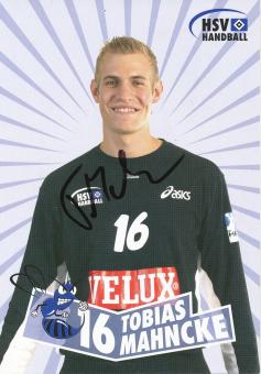 Tobias Mahncke  Hamburger SV  Handball Autogrammkarte original signiert 