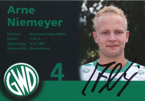 Arne Niemeyer  GWD Minden  Handball Autogrammkarte original signiert 