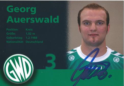 Georg Auerswald   GWD Minden  Handball Autogrammkarte original signiert 
