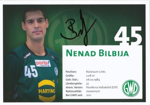 Nenad Bilbija   GWD Minden  Handball Autogrammkarte original signiert 