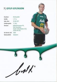 Gylfi Gylfason  GWD Minden  Handball Autogrammkarte original signiert 