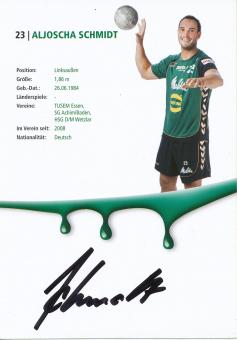 Aljoscha Schmidt  GWD Minden  Handball Autogrammkarte original signiert 