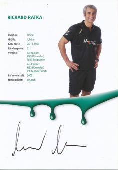 Richard Ratka  GWD Minden  Handball Autogrammkarte original signiert 