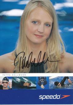 Petra Dallmann  Schwimmen  Autogrammkarte original signiert 