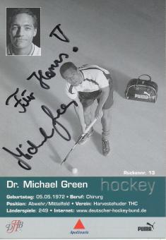 Dr.Michael Green  Hockey  Autogrammkarte  original signiert 