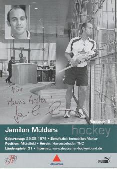 Jamilon Mülders  Hockey  Autogrammkarte  original signiert 