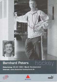 Bernhard Peters  Hockey  Autogrammkarte  original signiert 