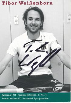 Tibor Weißenborn  Hockey  Autogrammkarte  original signiert 