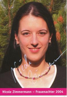 Nicole Zimmermann  Rudern  Autogrammkarte  original signiert 