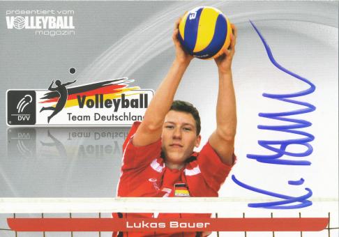 Lukas Bauer  Volleyball  Autogrammkarte  original signiert 